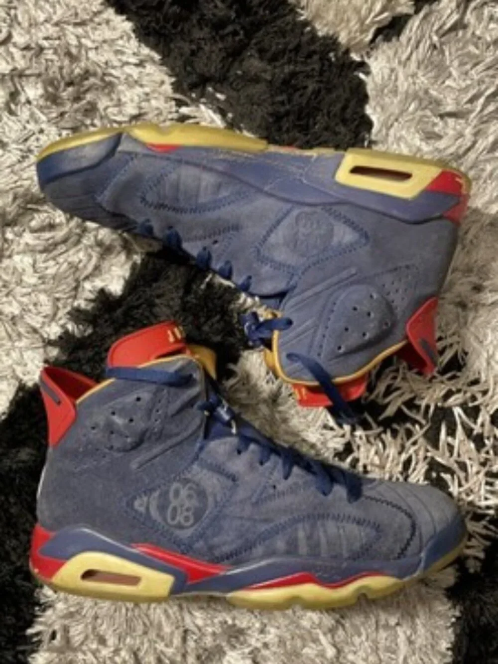 Nike Air Jordan 6 Retro DB Doernbecher 392789-401 Men's Size 9.5 Rare 2009